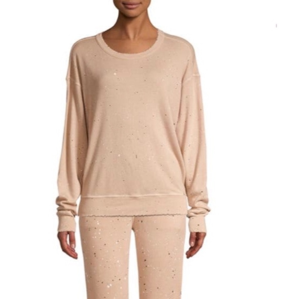 NWT. Philanthropy Spatter Print Sweatshirt